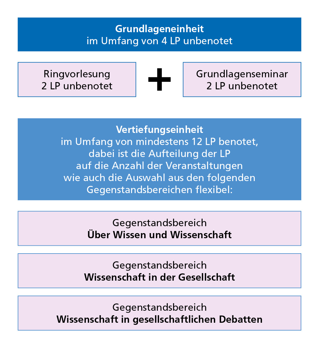Studienstruktur WTG