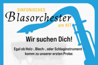 SBO am KIT – weißer, stilisierter Schriftzug auf schwarzem Hintergrund, blau unterlegt "am KIT".